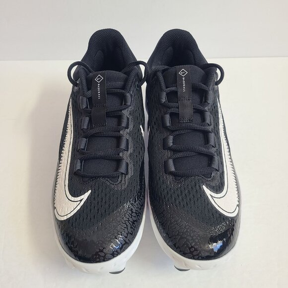 NEW Nike Alpha Huarache Elite 4 Low Baseball Cleats FD6221-001 Size 8 Black main image 6